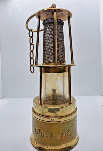 Vintage german brass - brass, miner’s