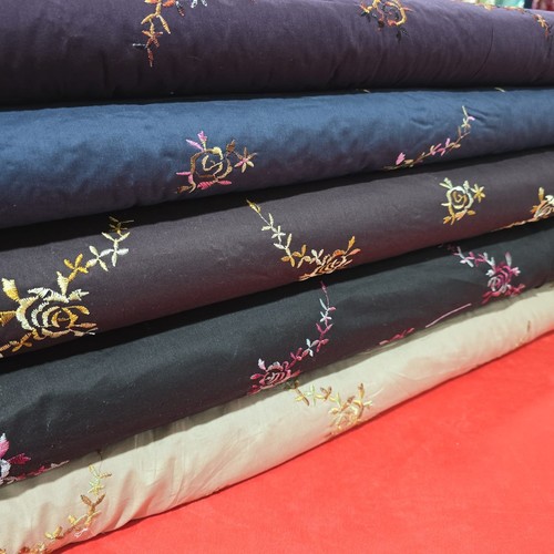 Luxury embroidered cotton lawn - luxury,