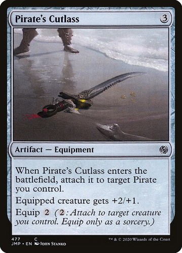 Mtg pirate cutlass - [mtg],