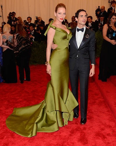 Uma thurman zac posen costume - uma,