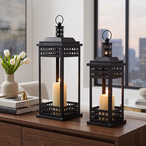 Decorative candle holder - 2x,