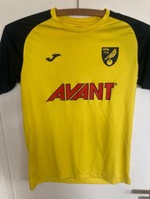 Norwich City Football Shirt Training 2023/24 Kids Size 12
