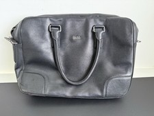 Original Hugo Boss Men’s Leather Briefcase/document And Laptop Bag