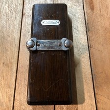 Vintage Tie Press, Flower Press. Dark Oak. Imaginative Wedding Anniversary gift.