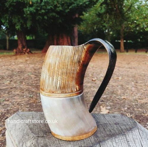Horn mug viking tankard - |, |
