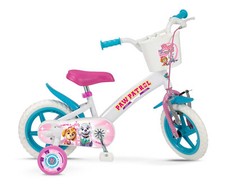 Kids Paw Patrol Bike White 12" Skye Everest Childrens Girls Bicycle w/ Basket