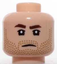 Lego Head Dark Brown Brows