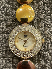 Vintage Elizabeth Taylor Watch Women Gold 2 Tone band New Battery