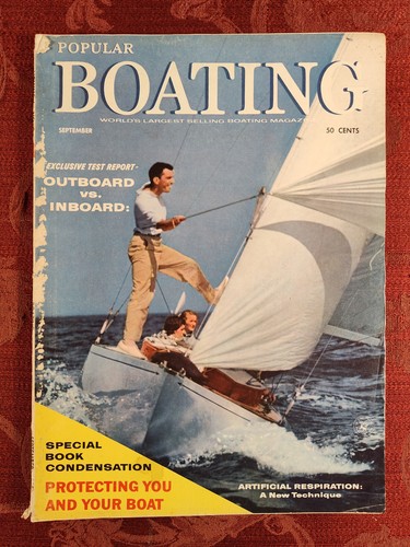 Rare popular boating - rare, magazine