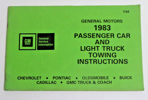 1983 passenger car - gm,