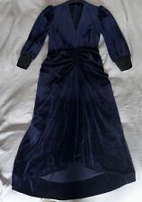 Stunning ME and EM size 6 Velvet Navy Evening Dress 
