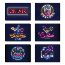 Metal Sign Neon Style Man Cave