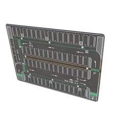 1/64 Parking Lot Diorama Model