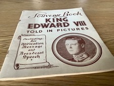 Souvenir book of King Edward VIII told in pictures 1936 UK royalty British 