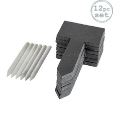 6 Piece Slate Plant Markers