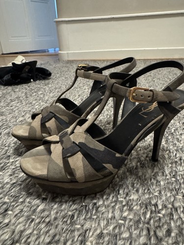 Saint laurent camouflage heels - saint,