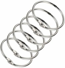 10x STAINLESS STEEL BINDER