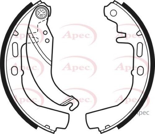 Apec shu329 brake shoe set - shu329, for
