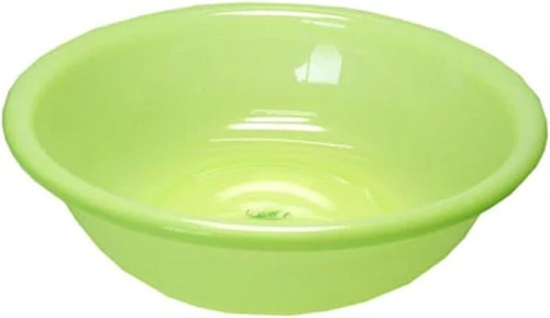 Green plastic wash basin for - plastic,