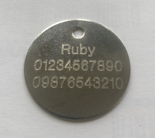 Engraved pet tags - pet, fully