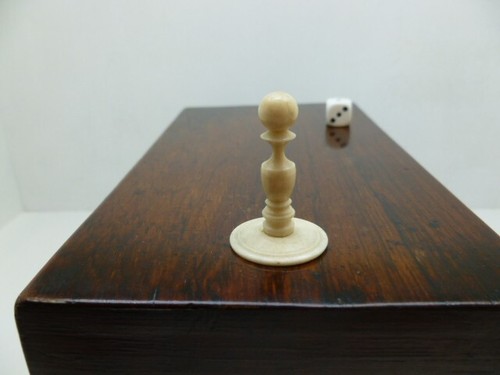 Bone chess pawn 35mm - pawn, antique