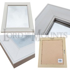 12" x 10" White Cream Wash