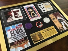 ELVIS PRESLEY FRAMED LAS VEGAS
