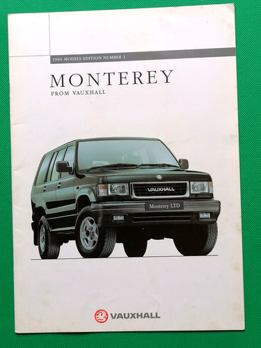 1994 vauxhall monterey sales - 1994,