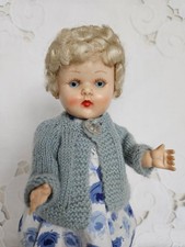 Miss Rosebud Doll ~ 7.5" Vintage Hard Plastic Doll 1950s ~ Beautiful Doll