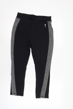 TU Womens Black Cotton Cropped