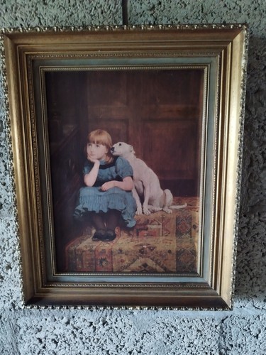 Vintage oil print - oil,