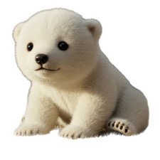 Polar Bear Plush Doll Lovely