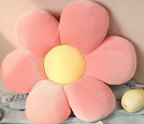 Flower shaped plush decorative - flower,