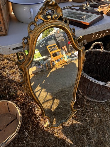 Mirror vintage french ornate - french,