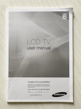 Samsung Series 6 LCD TV User