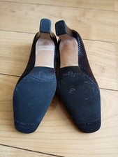 Peter Kaiser Leather Heeled Court Shoes Brown Size 4.5 Good Condition