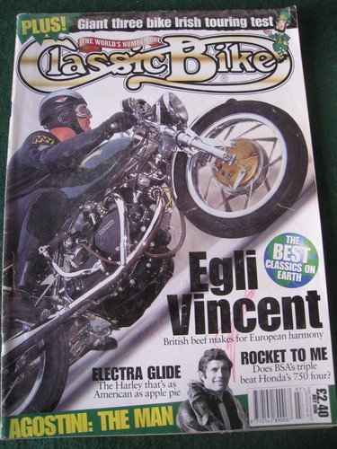 Classic bike magazine jul 1986 - classic,