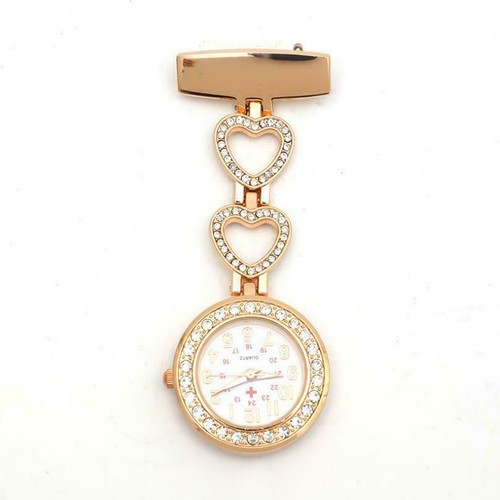 Crystal stylish nurse watch - crystal,