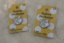 Pudsey Bear Silver Tone Pin