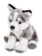 NEW HUSKY WILD REPUBLIC POCKETKINS SOFT TOY TEDDY BEAR PLUSH CUDDLY PUPPY DOG