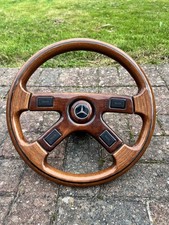 Mercedes Wooden Steering Wheel W126 R107 W124