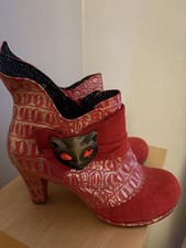 Irregular Choice Red Miaow