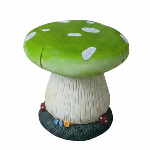 Toadstool garden stool - toadstool,