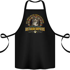 An Australian Shepherd Dog Cotton Apron 100% Organic