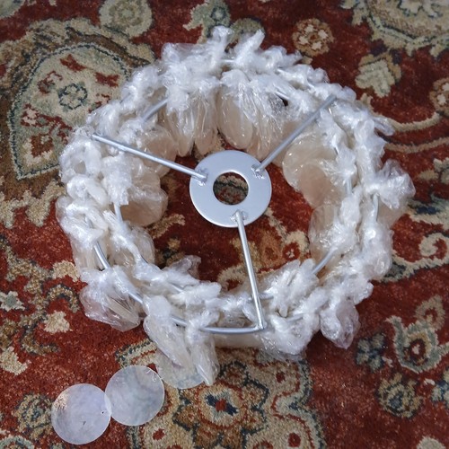 Capiz shell dangly chandelier - capiz,