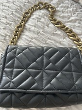 Zara Black Padded Quilted Bag
