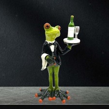 Waiter Frog Statue Animal