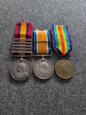 QSA & WWI Pair W. Baker 95th Coy Metropolitan Mounted Rifles Imperial Yeomanry