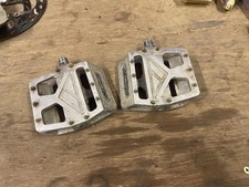 Retro Azonic A Frame Flat Pedals Silver Vintage Downhill Slalom bikes