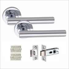 Straight T-Bar Polished Chrome